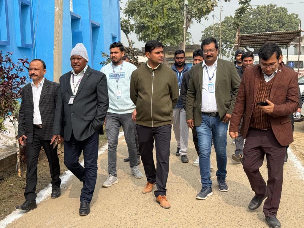 राज्य स्तरीय कायाकल्प टीम ने शंभुगंज सीएचसी का किया निरीक्षण