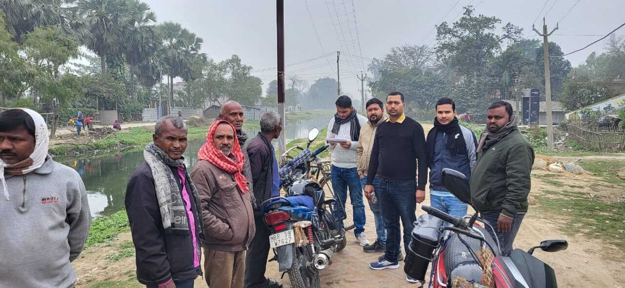 गेड़ाबाड़ी में नहर छठ घाट पर जल्द शुरू होगा निर्माण कार्य