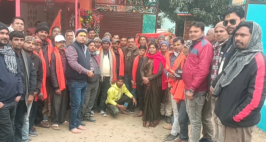 राम मंदिर प्राण प्रतिष्ठा की पहली वर्षगांठ पर संकीर्तन