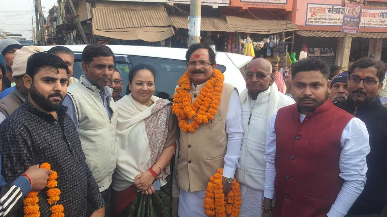 कटोरिया में केंद्रीय ऊर्जा एवं विद्युत राज्य मंत्री का भव्य स्वागत