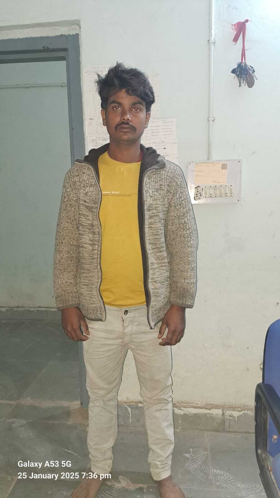 नशे में धुत युवक गिरफ्तार