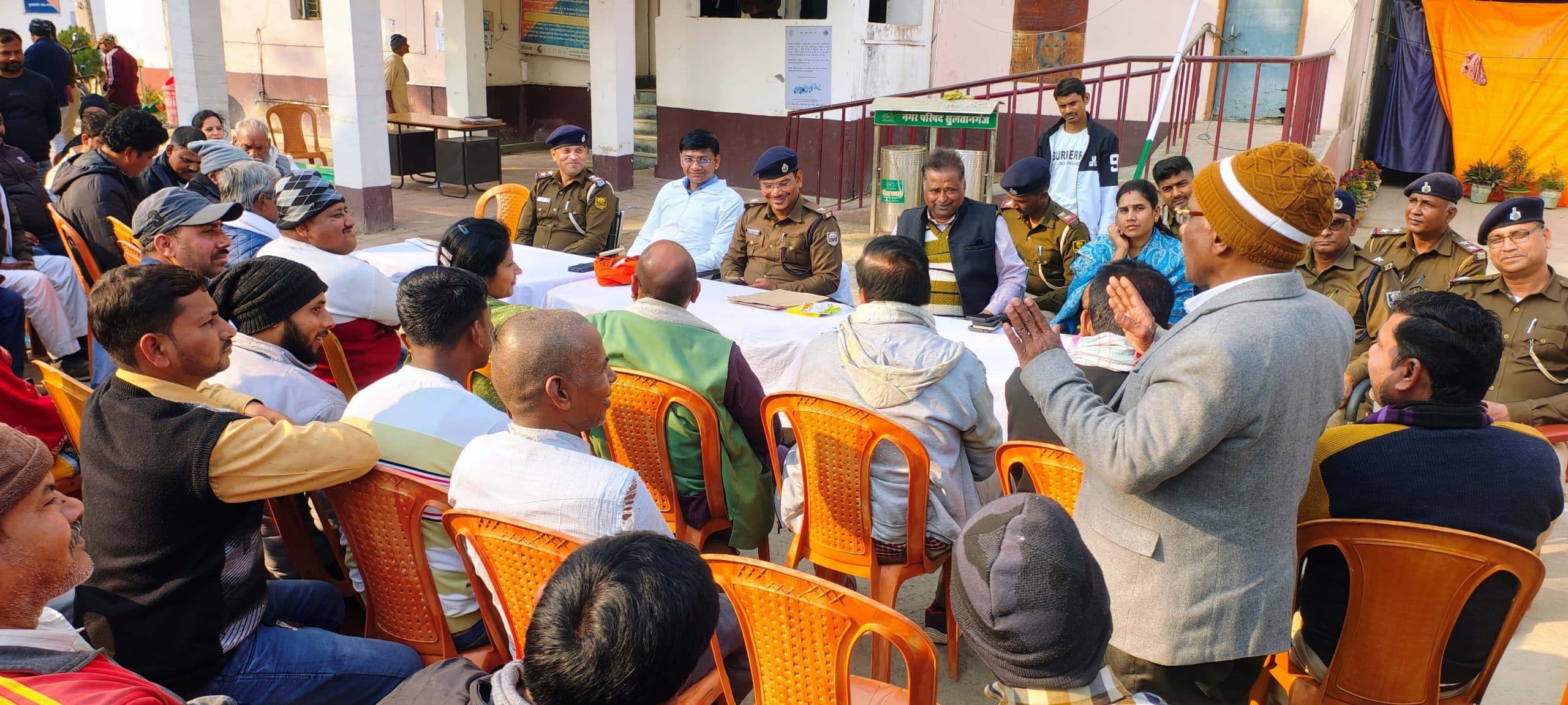 Bhagalpur news सरस्वती प्रतिमा को लेकर लाईसेंस अनिवार्य, डीजे पर रहेगा रोक