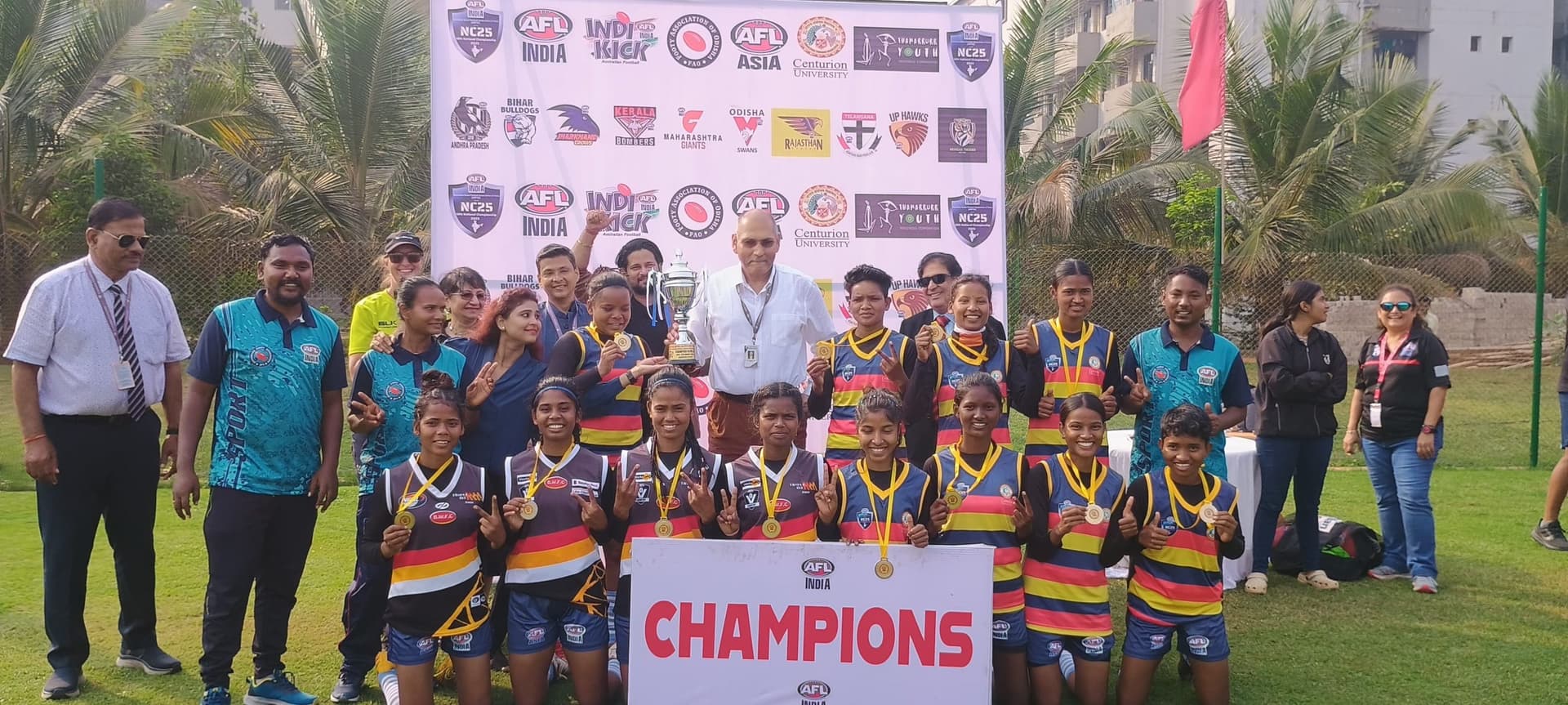 FOOTY : ऑस्ट्रेलियन रूल फुटबॉल नेशनल चैंपियनशिप में झारखंड क्रॉस टीम सातवीं बार बनी चैंपियन