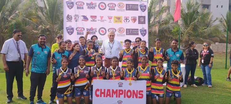 FOOTY : ऑस्ट्रेलियन रूल फुटबॉल नेशनल चैंपियनशिप में झारखंड क्रॉस टीम सातवीं बार बनी चैंपियन