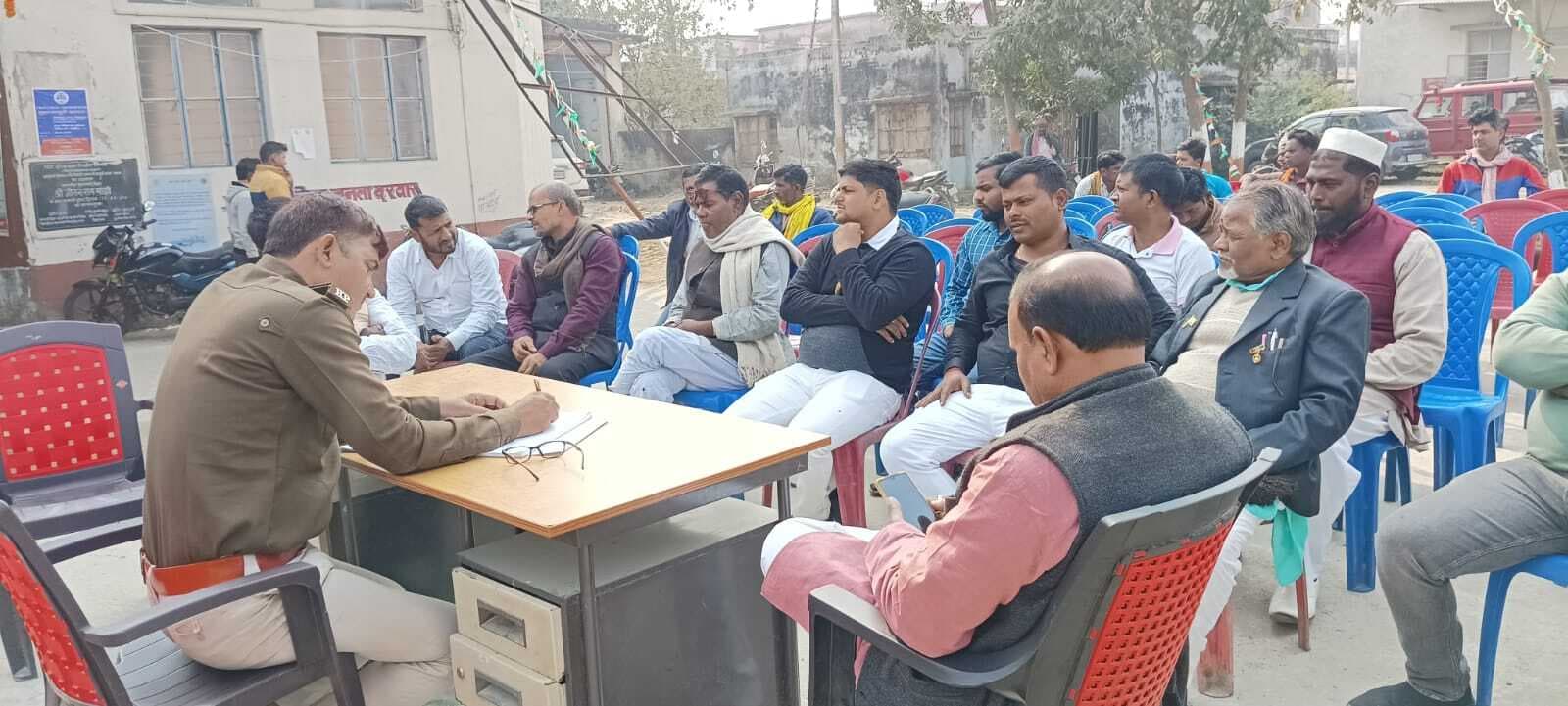 सरस्वती पूजा को लेकर शांति समिति की हुई बैठक