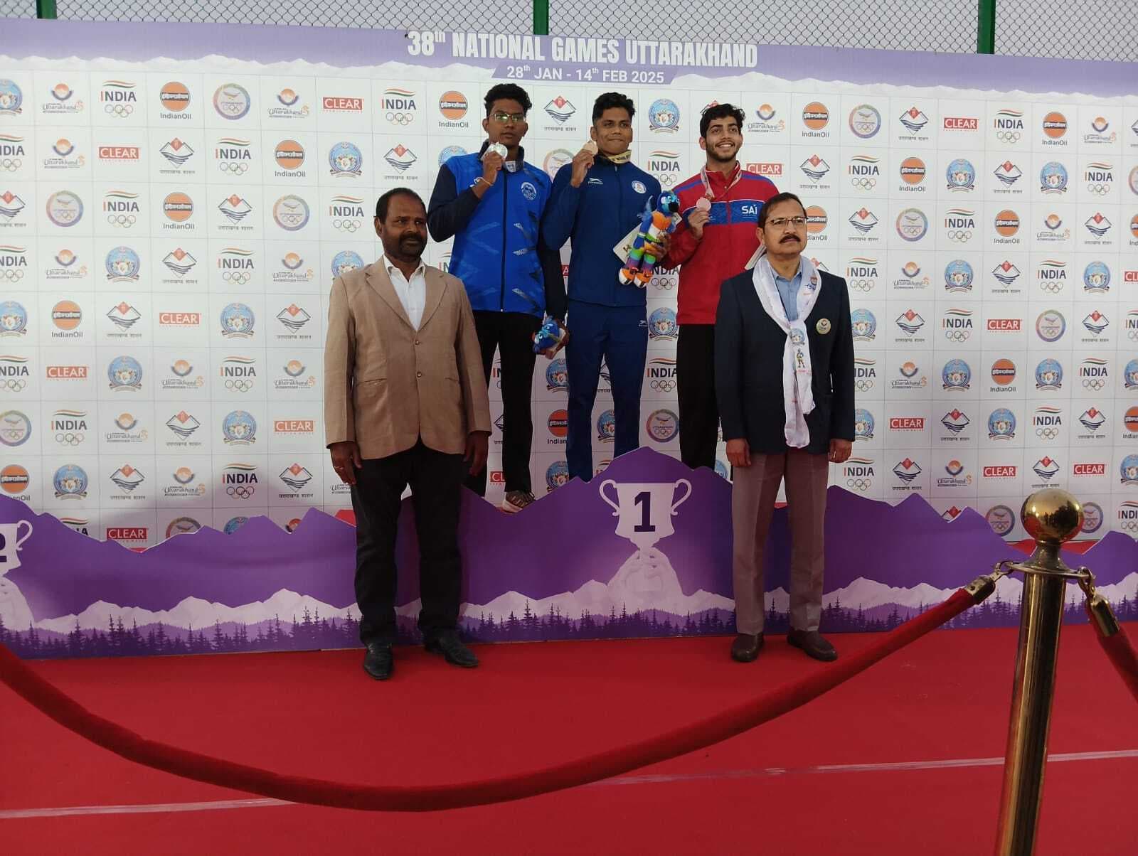 National Games : झारखंड के राणा प्रताप ने तैराकी में जीता कांस्य
