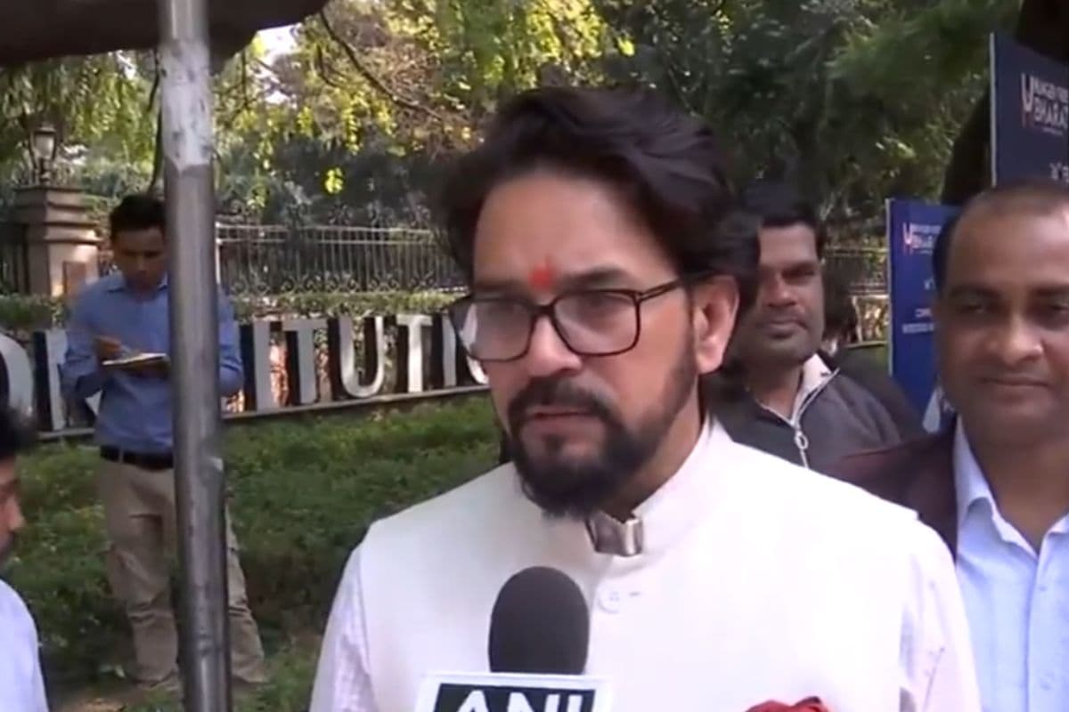 Rajya Sabha Chunav: 'केजरीवाल रिमोट कंट्रोल के जरिए चलाते हैं पंजाब सरकार', राज्यसभा जाने की अटकलों पर अनुराग ठाकुर का हमला