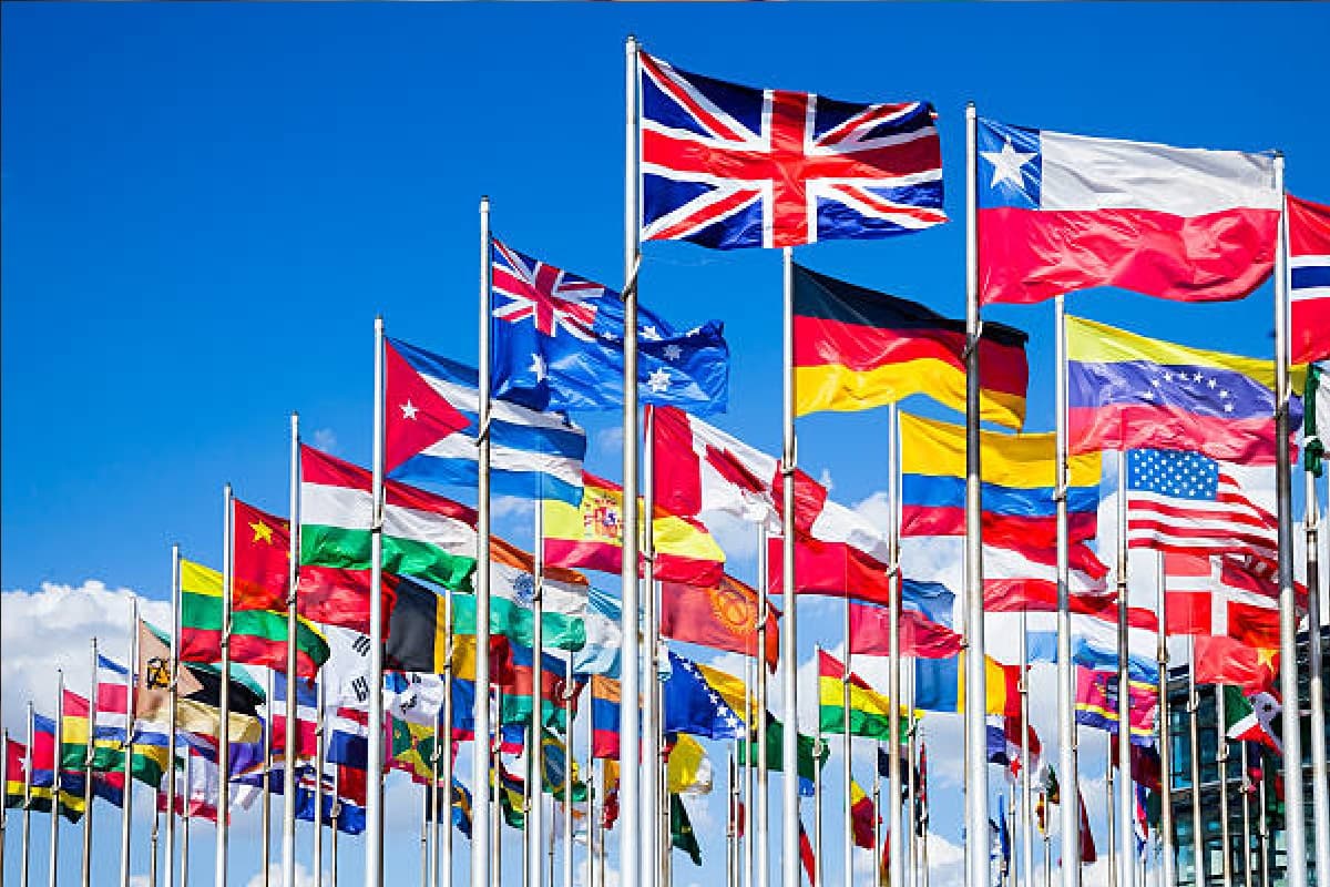 Forbes Most Powerful Countries Flags