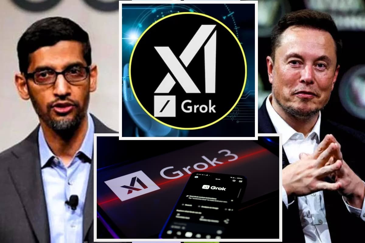 Google CEO Sundar Pichai congratulates Elon Musk on Grok 3