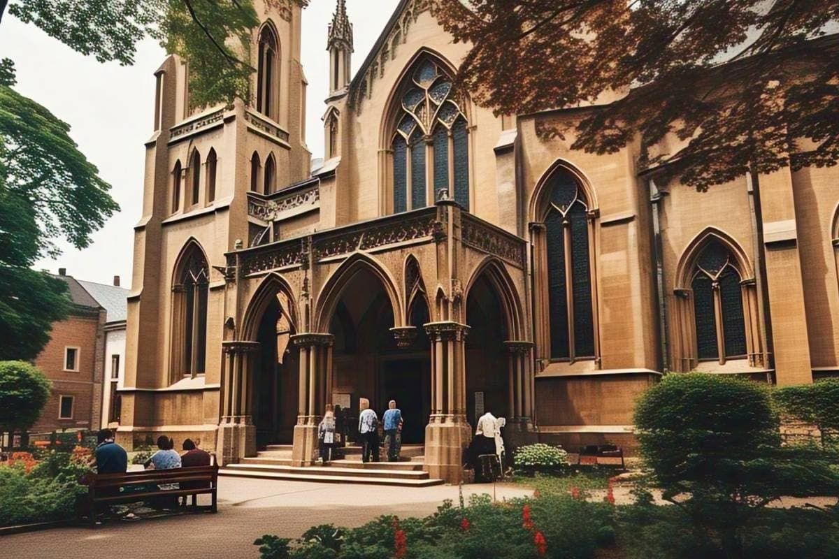 चर्च में हिंदू पहुंचे पूजा करने, निर्माण कार्य के दौरान मंदिर के अवशेष मिले