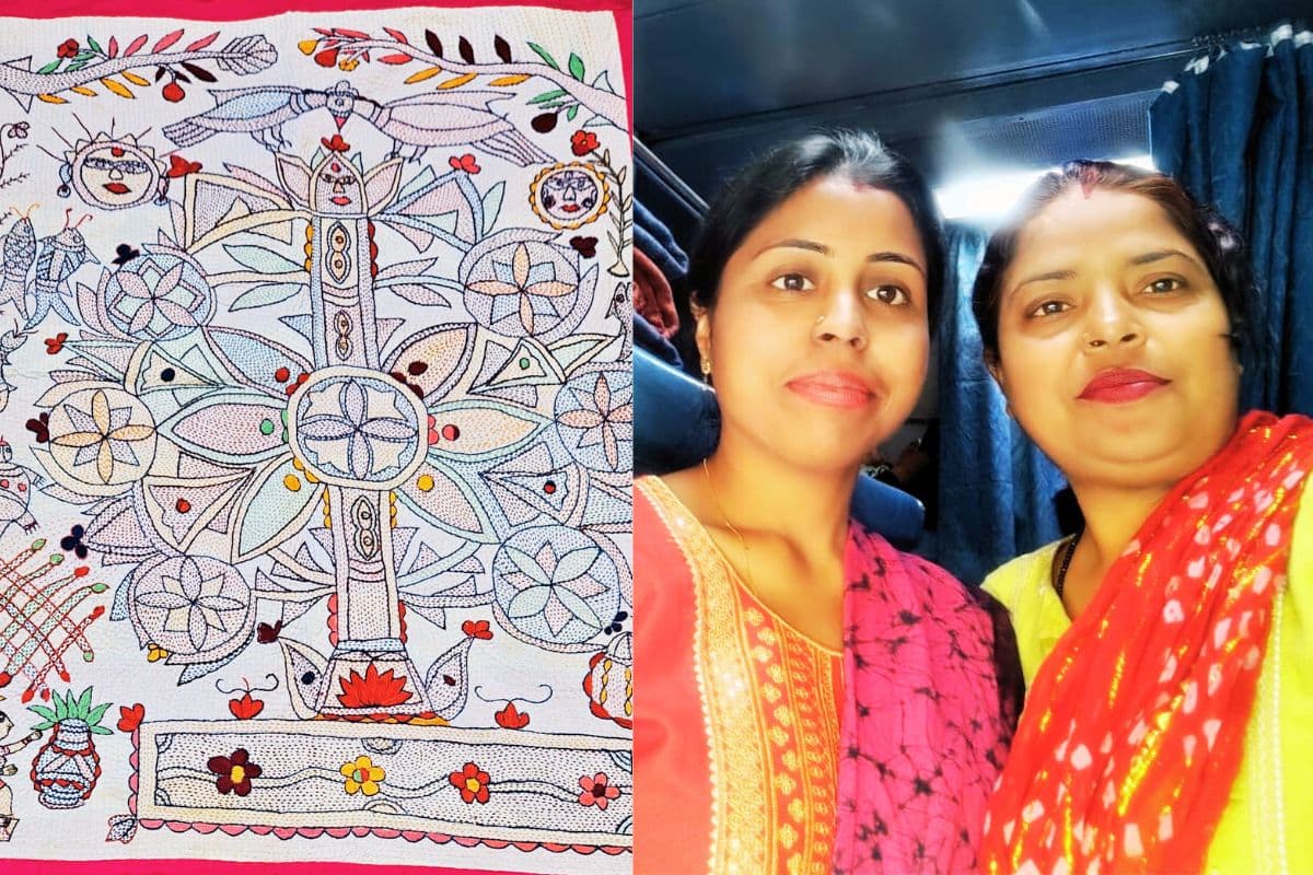 Madhubani Painting Exhibition of Archana Jha and Ruhi Das of Katras in Rashtrapati Bhavan Madhubani Painting Exhibition of Archana Jha and Ruhi Das of Katras in Rashtrapati Bhavan