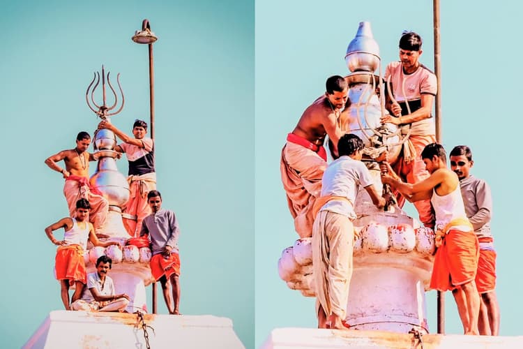 Mahashivratri 2025: महाशिवरात्रि से पहले बाबा बैद्यनाथ और मां पार्वती मंदिर के शिखर से उतारे गये पंचशूल