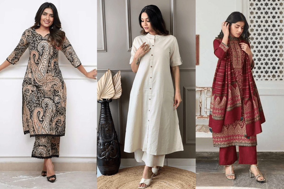 Office Wearing Kurta Set: ऑफिस वर्किंग वुमन देखें ये ट्रेंडी कुर्ता सेट, कम्फर्ट और स्टाइल का परफेक्ट कॉम्बो Office Wearing Kurta Set: ऑफिस वर्किंग वुमन देखें ये ट्रेंडी कुर्ता सेट, कम्फर्ट और स्टाइल का परफेक्ट कॉम्बो