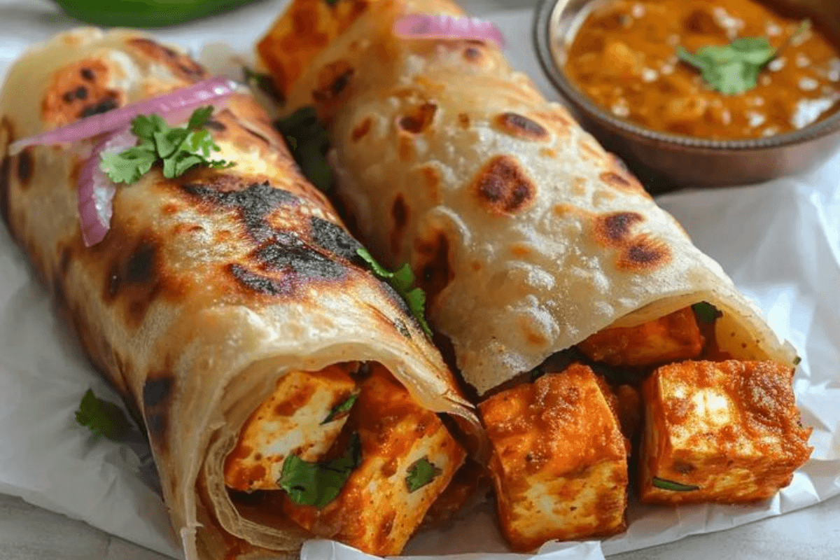 Paneer Kathi Rolls Recipe: पनीर काठी रोल बनाना है बेहद आसान, टिफिन के लिए है परफेक्ट चॉइस Paneer Kathi Rolls Recipe: पनीर काठी रोल बनाना है बेहद आसान, टिफिन के लिए है परफेक्ट चॉइस