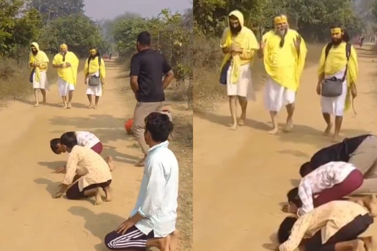 Premanand Ji Maharaj: प्रेमानंद जी के दर्शन के लिए दौड़े बच्चे, जमीन पर बैठकर लिया आशीर्वाद, देखें वीडियो