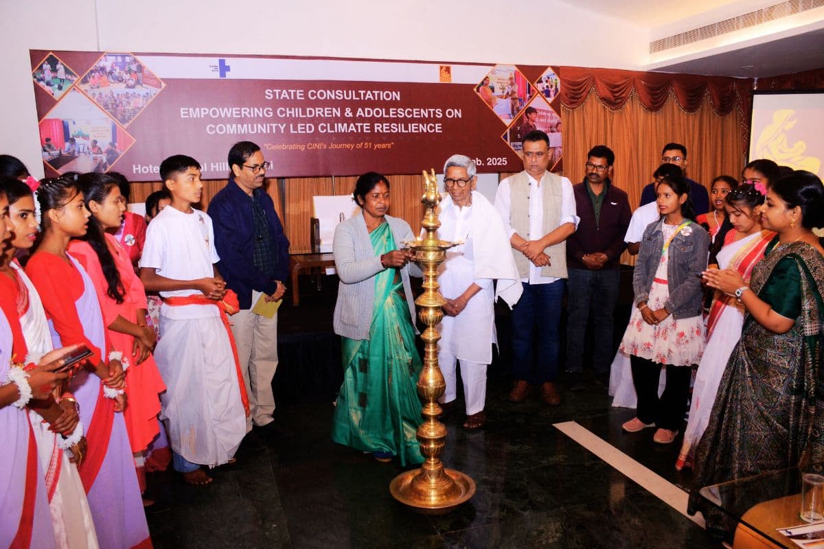चाइल्ड इन नीड इंस्टीट्यूट ने जलवायु परिवर्तन पर किया परामर्श