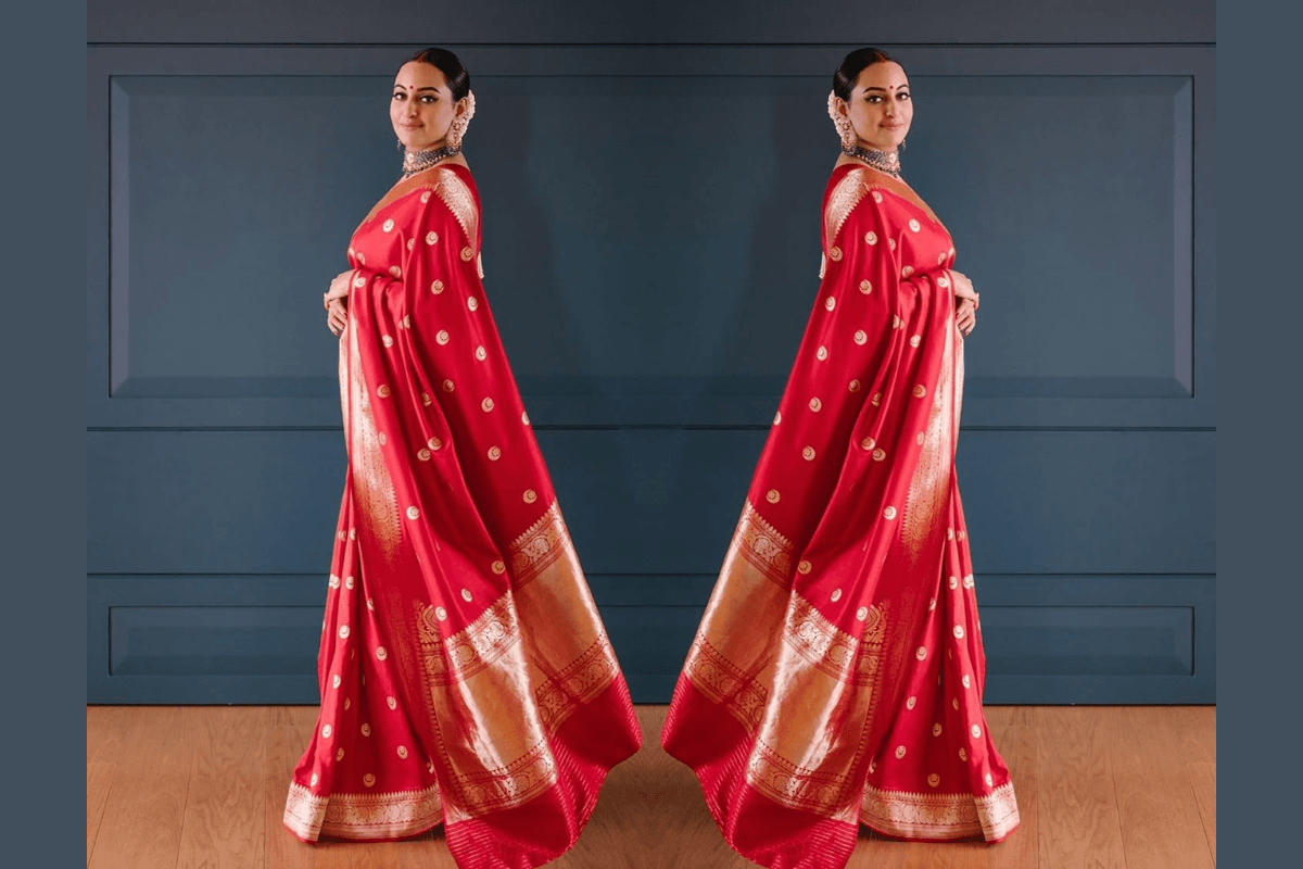 Sonakshi Sinha Red Saree Look: महाशिवरात्रि पर सोनाक्षी का 'संस्कारी बहू' वाला लुक करें री-क्रीऐट, लाल साड़ी और गजरे में लगेंगी बेहद खूबसूरत