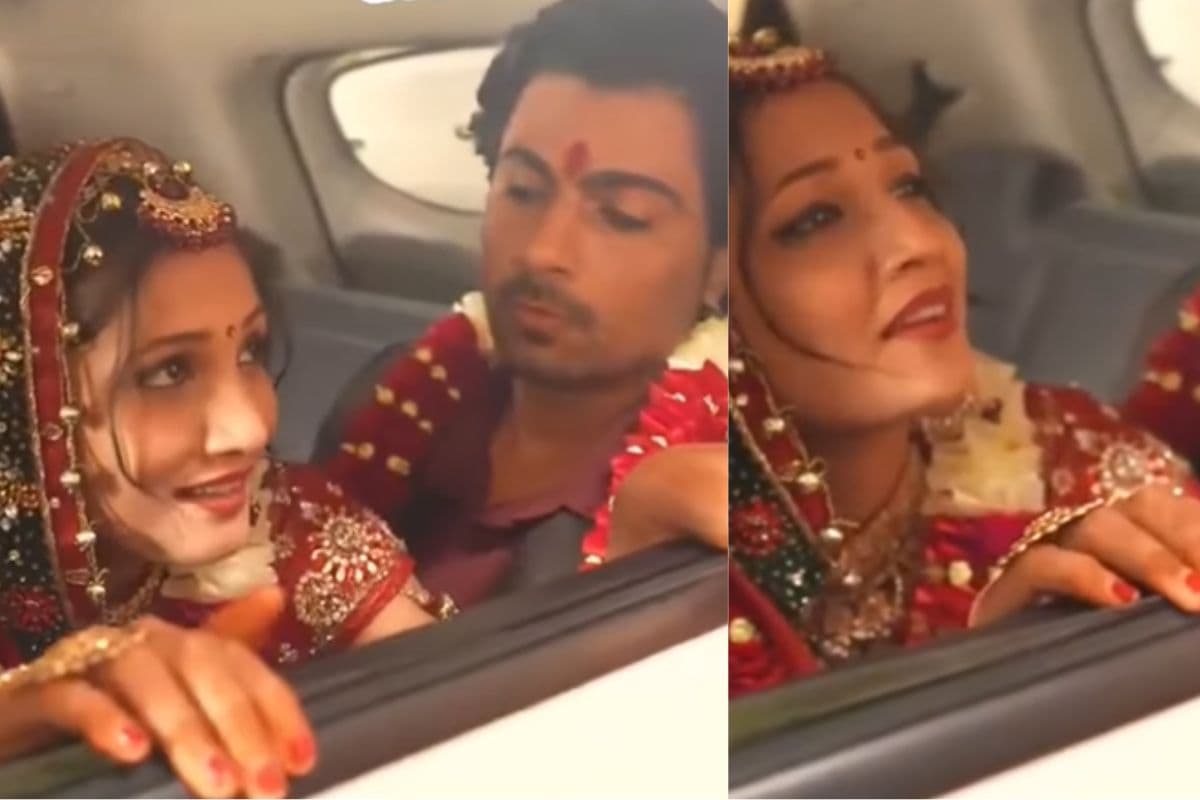 Video viral of bride crying at time of farewell Video viral of bride crying at time of farewell