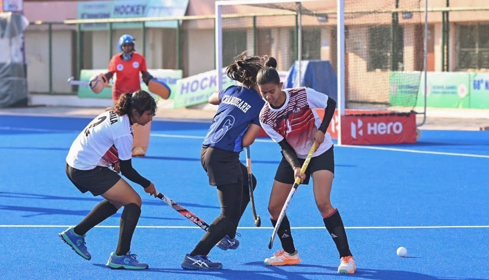 SGFI Hockey : पंजाब व चंडीगढ़ सेमीफाइनल में पहुंचे