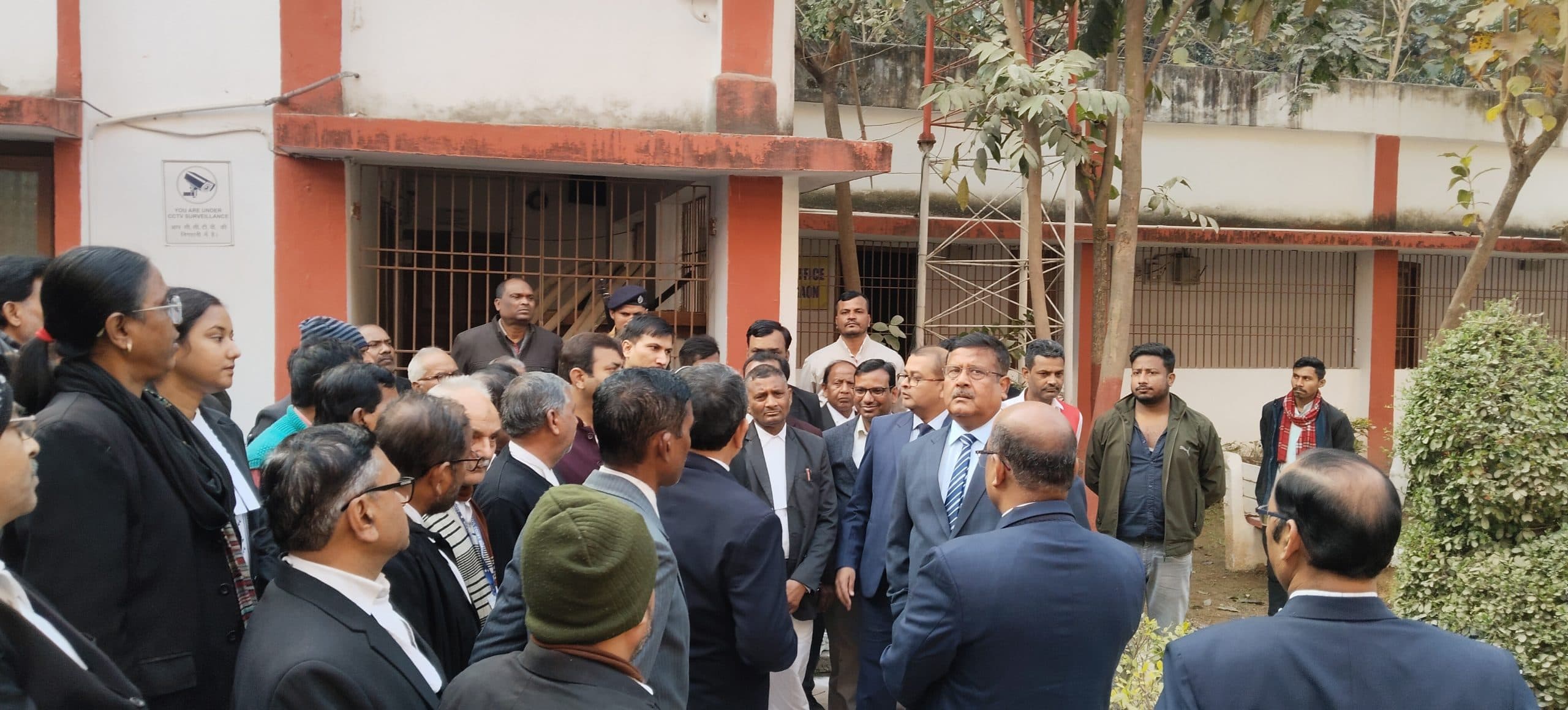 Bhagalpur news इंस्पेक्टिंग जज ने व्यवहार न्यायालय का लिया जायजा, जल्द बनेगा अधिवक्ता भवन