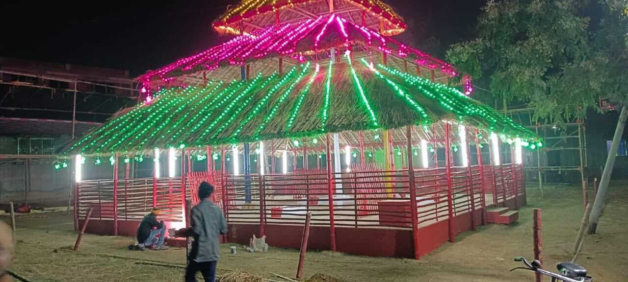 कलश यात्रा के साथ श्रीश्री 1008 महारुद्र यज्ञ कल से