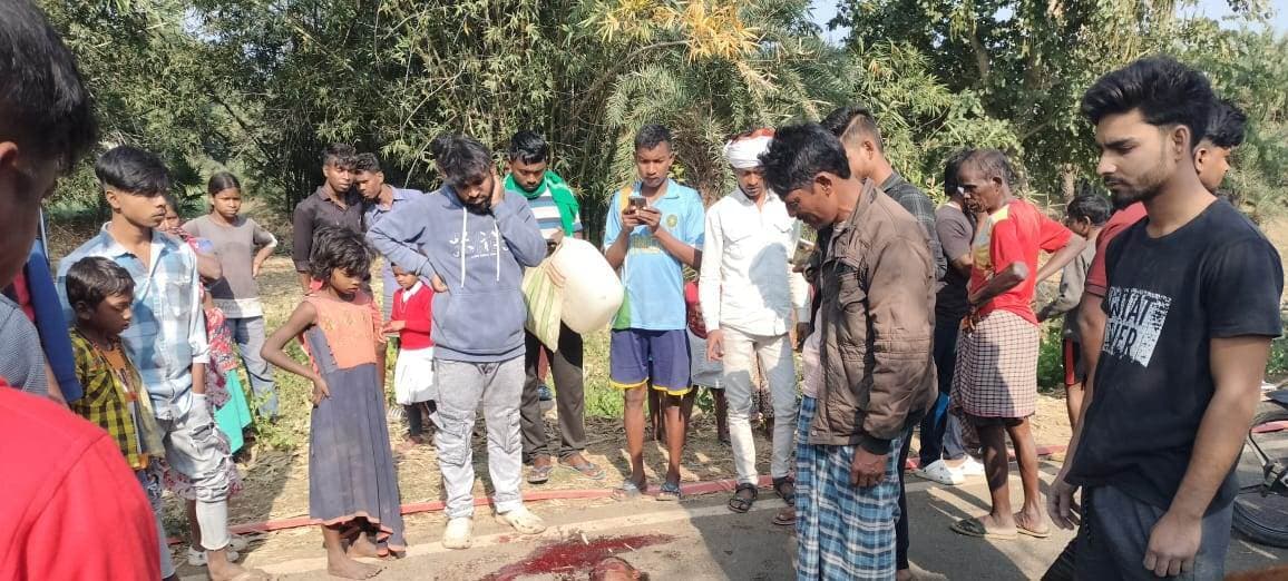 महेशपुर में मैजिक और बाइक की टक्कर, तीन युवकों की मौत