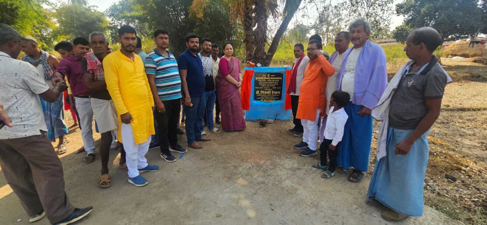 विधायक ने तरगच्छा में दो योजनाओं का किया उदघाटन