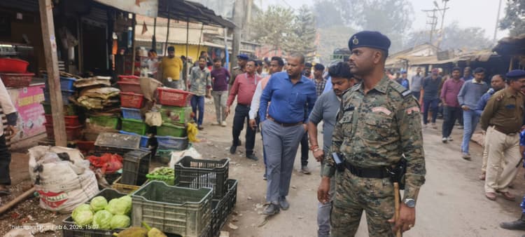 नप कार्यपालक पदाधिकारी ने शहर में चलाया अतिक्रमण हटाओं अभियान