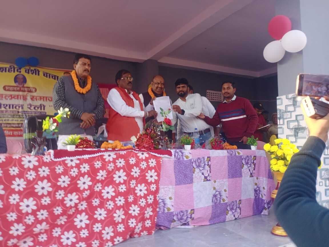 कानू हलवाई जातीय महासभा की रैली के लिए किया संबोधित