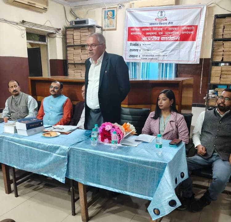 Ranchi news : देश की उन्नति व जनसुविधा के लिए टैक्स भरना जरूरी : एसबी शर्मा
