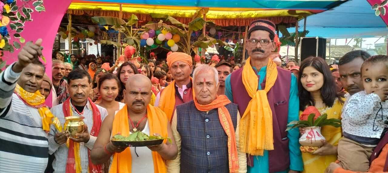 बुधमा शिव मंदिर में 72 घंटे का रामधुन अष्टजाम यज्ञ शुरू