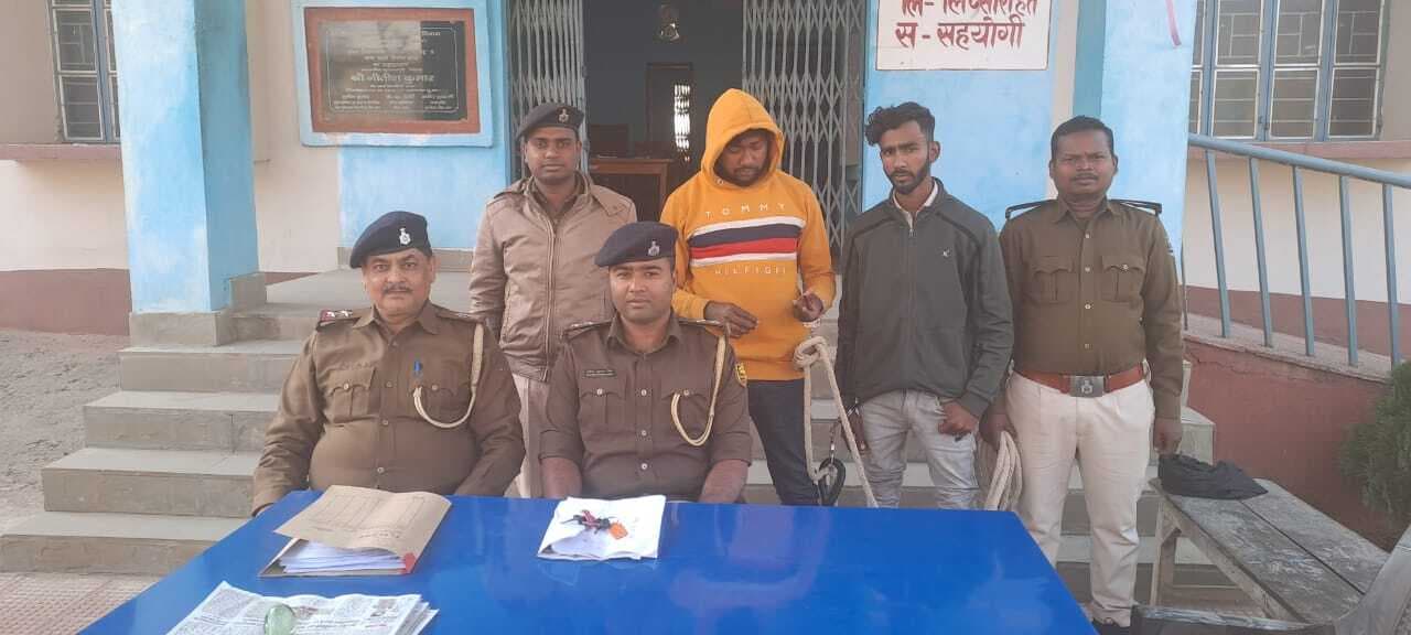 मवेशी व्यापारी से रुपए छिनतई मामले के दो युवक गिरफ्तार