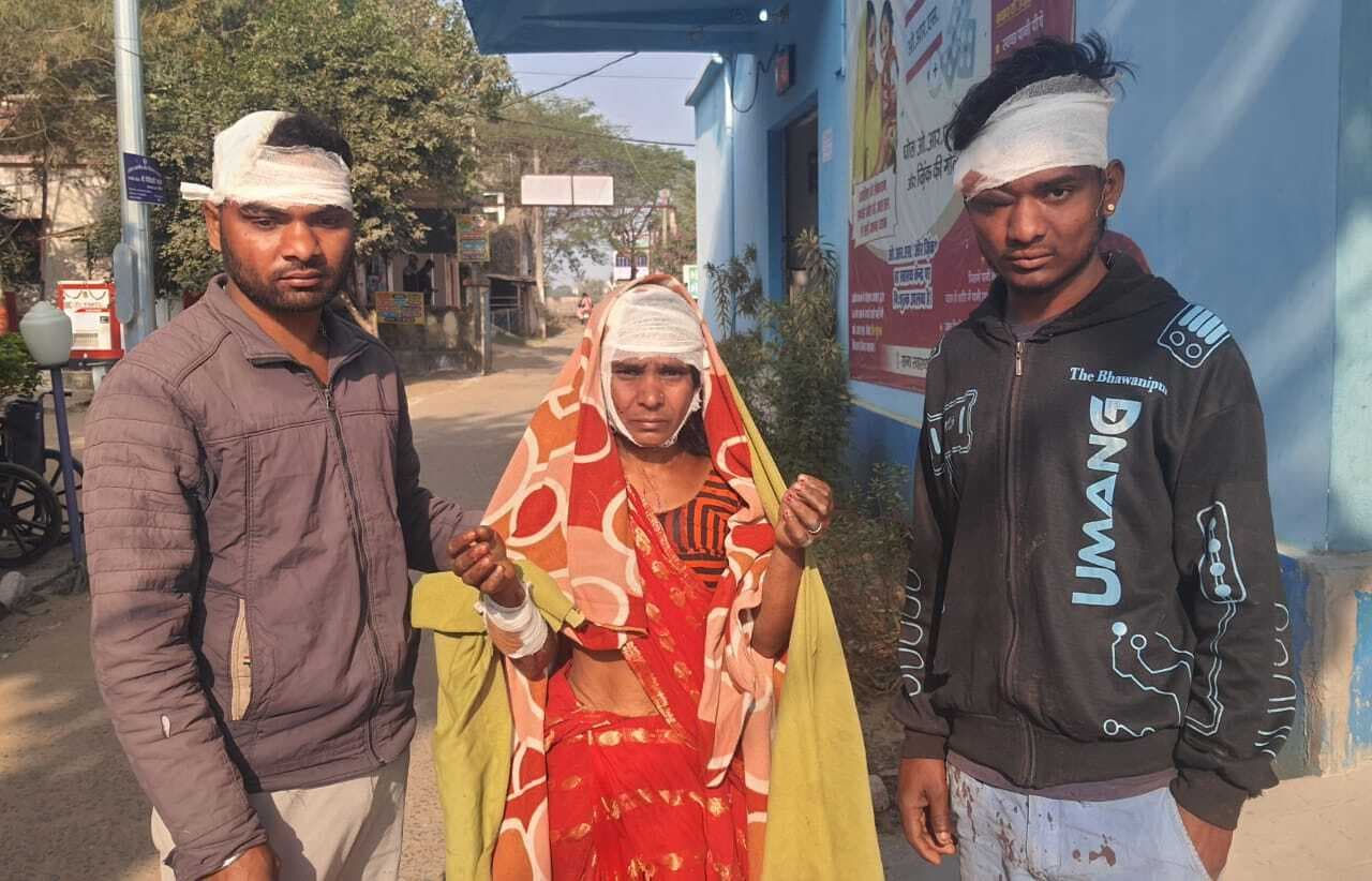 जमीन विवाद में दो पक्षों में हुई खूनी संघर्ष, महिला समेत छह घायल