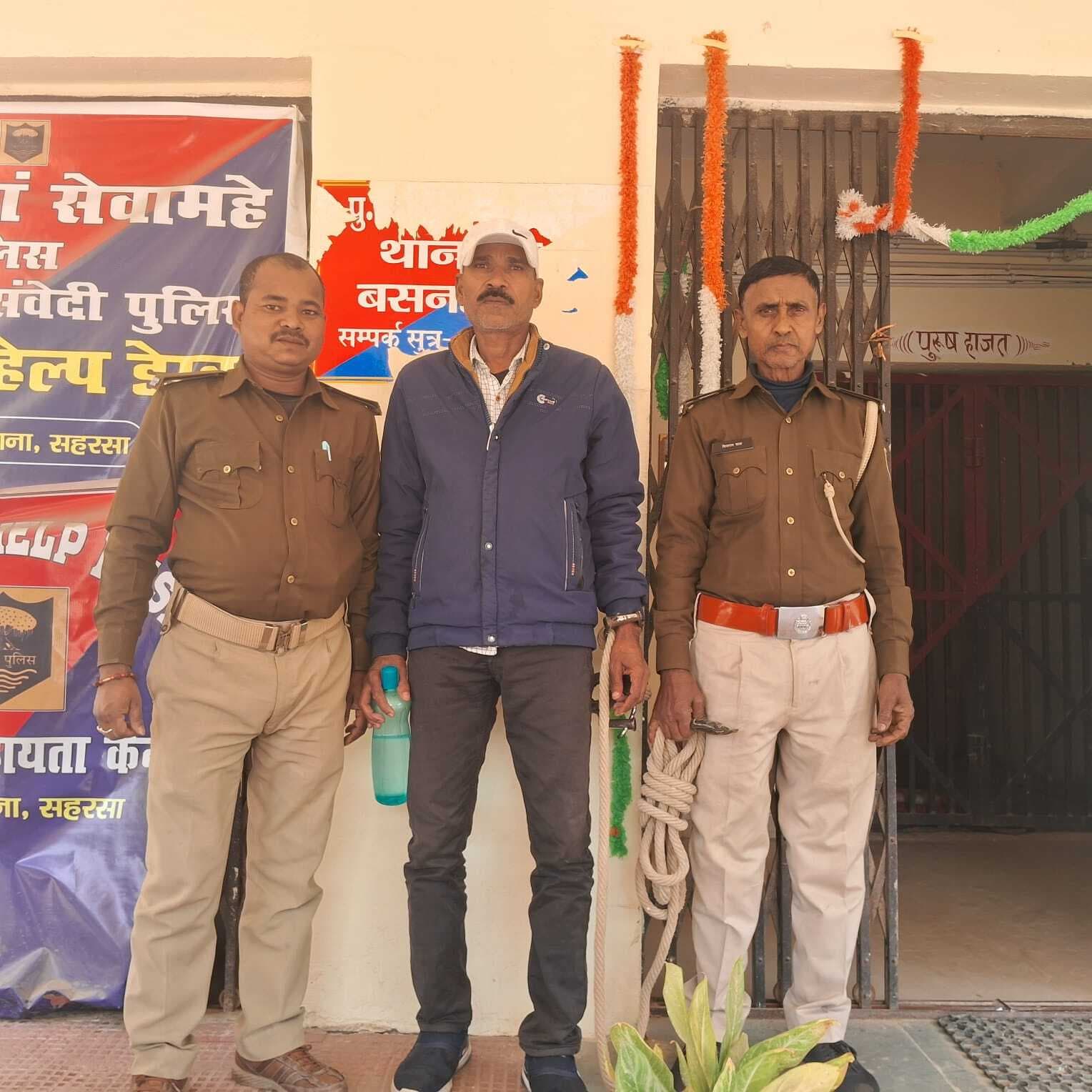 नामजद प्राथमिकी अभियुक्त गिरफ्तार, भेजा जेल