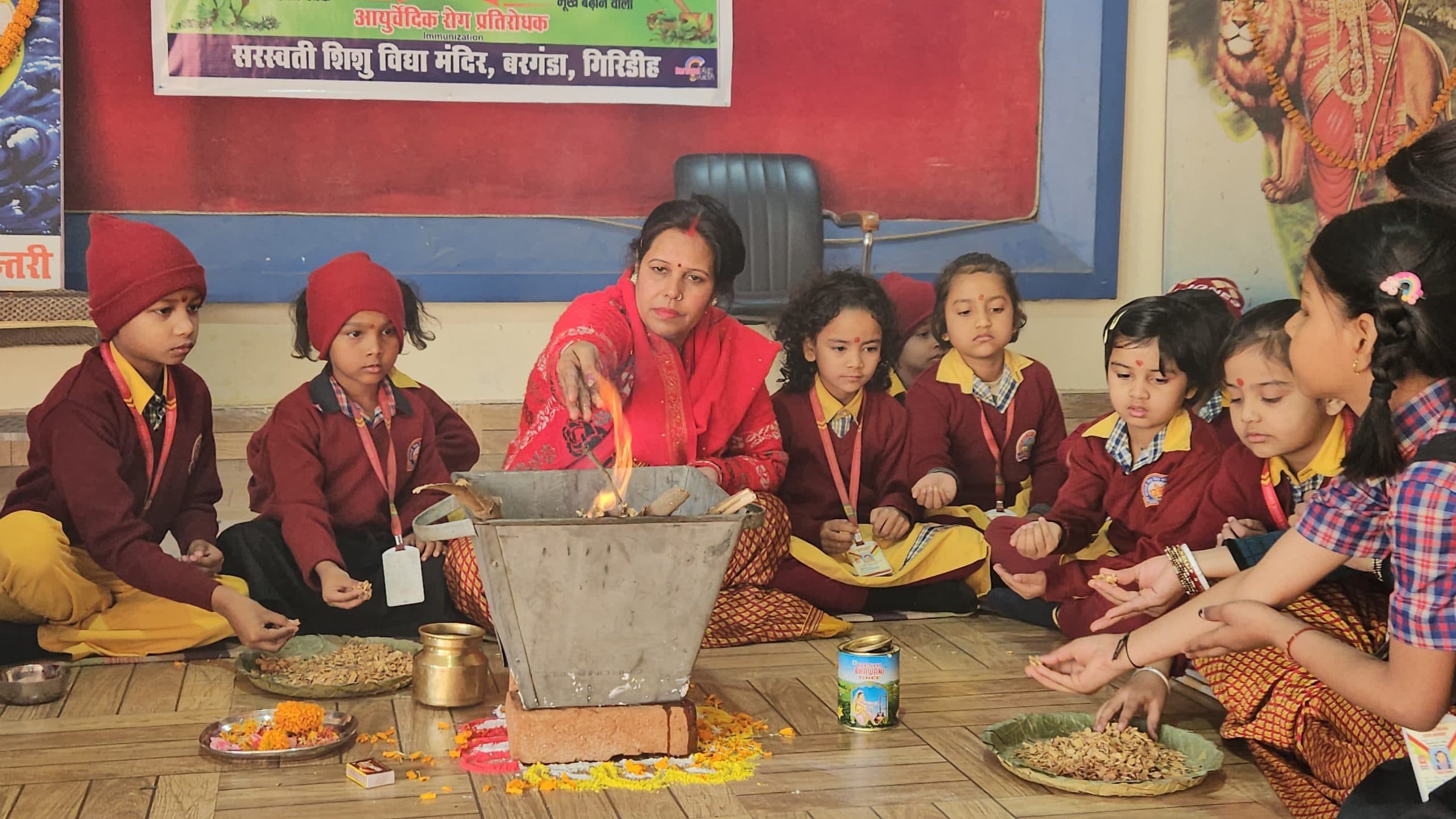 Giridih News: बच्चों को पिलायी गयी सुवर्ण प्रासन की प्रथम खुराक