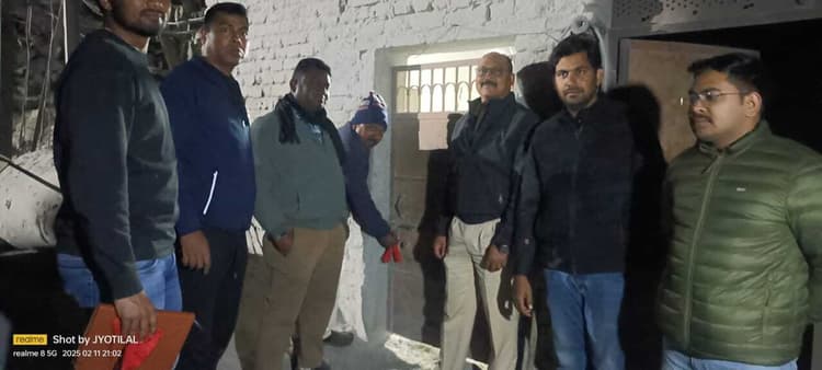 खनन टास्क फोर्स ने न्यू मुस्कान स्टोन वर्क्स में मारा छापा, क्रशर किया सील