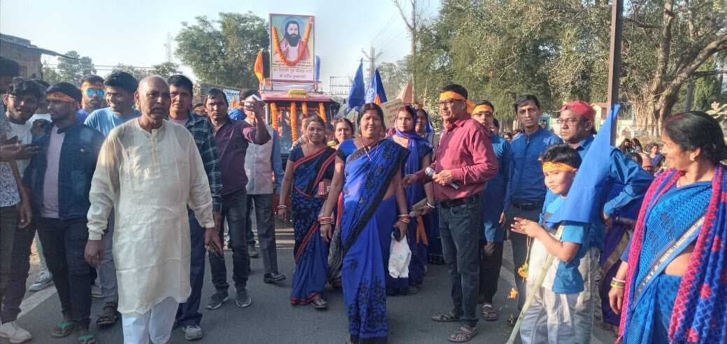 ग्रामीणों ने जयंती पर संत रविदास को किया नमन