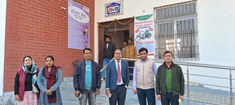 डीएलएसए सेक्रेटरी ने बुनियाद केंद्र का लिया जायजा