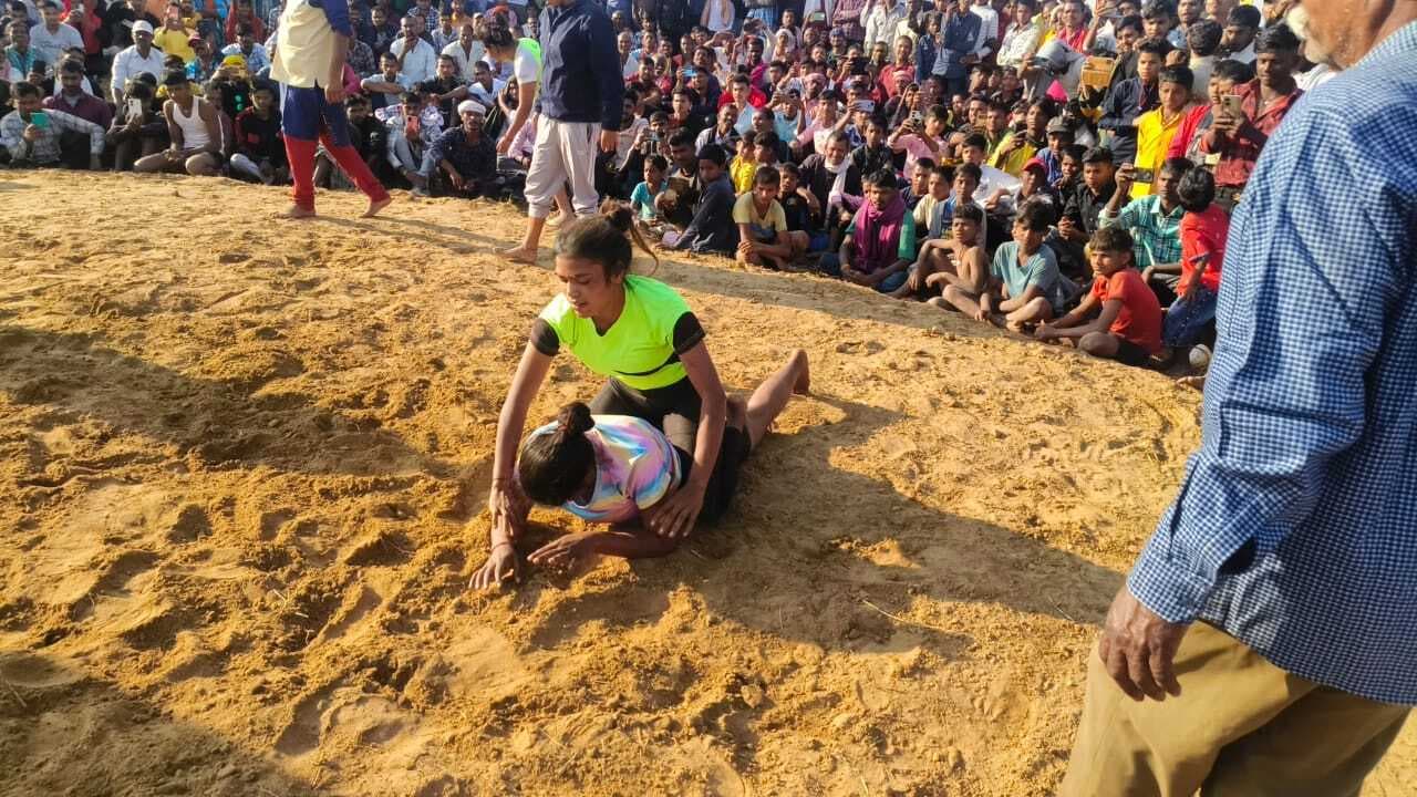 Bhagalpur news गोनूधाम में दो दिवसीय दंगल प्रतियोगिता आरंभ