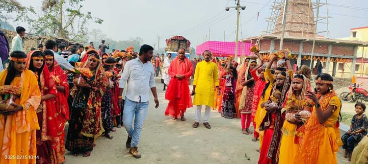 चंडीस्थान में शिव मंदिर निर्माण को लेकर किया भूमि पूजन