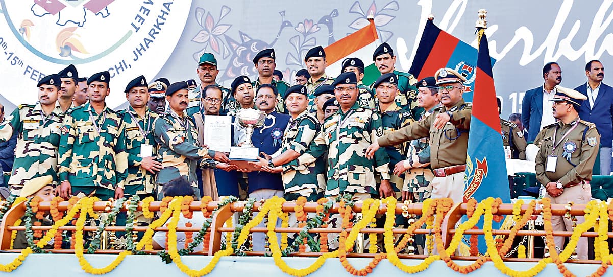 Ranchi news : तेलंगाना पुलिस ओवरऑल चैंपियन, झारखंड पुलिस को मिले पांच मेडल