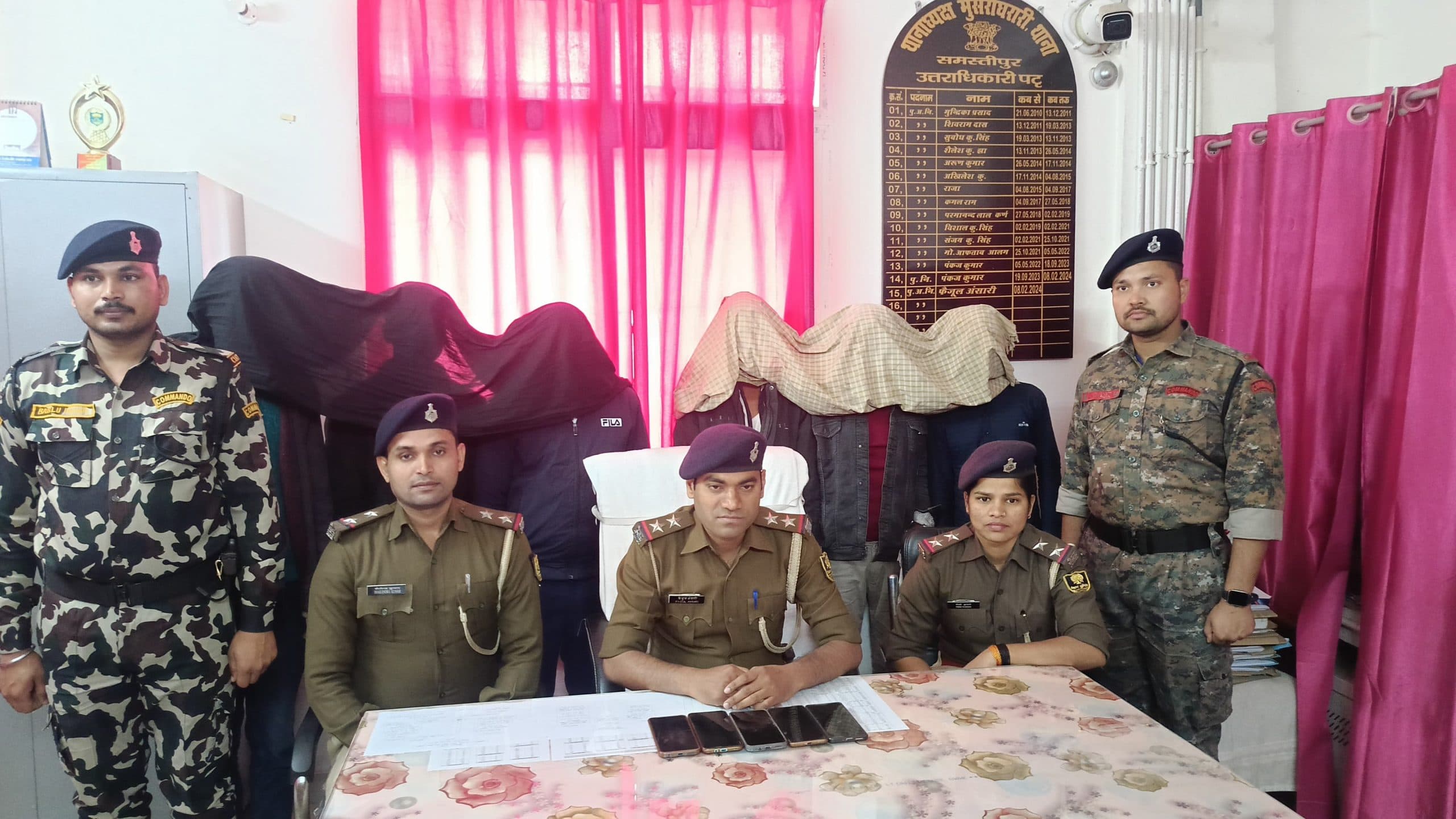 मुसरीघरारी में पुलिस ने छह मवेशी चोरों को रंगेहाथ किया गिरफ्तार