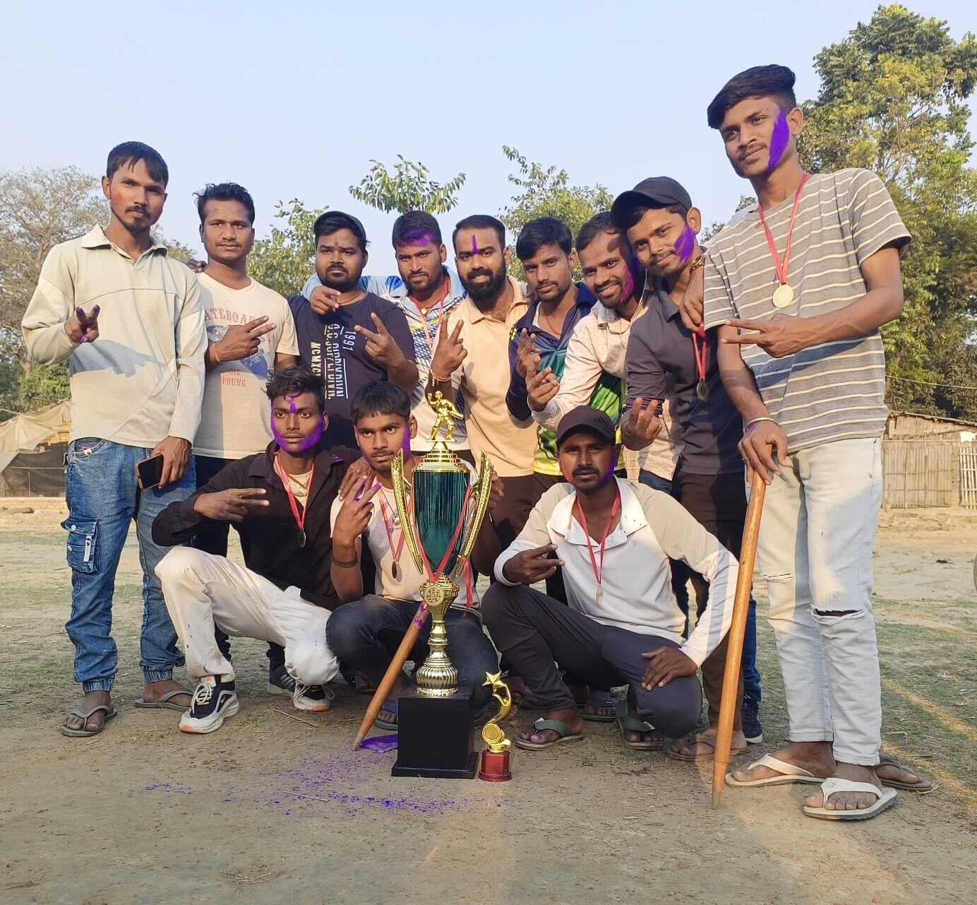 बेला नौवाद टीम ने विजेता शील्ड पर जमाया कब्जा