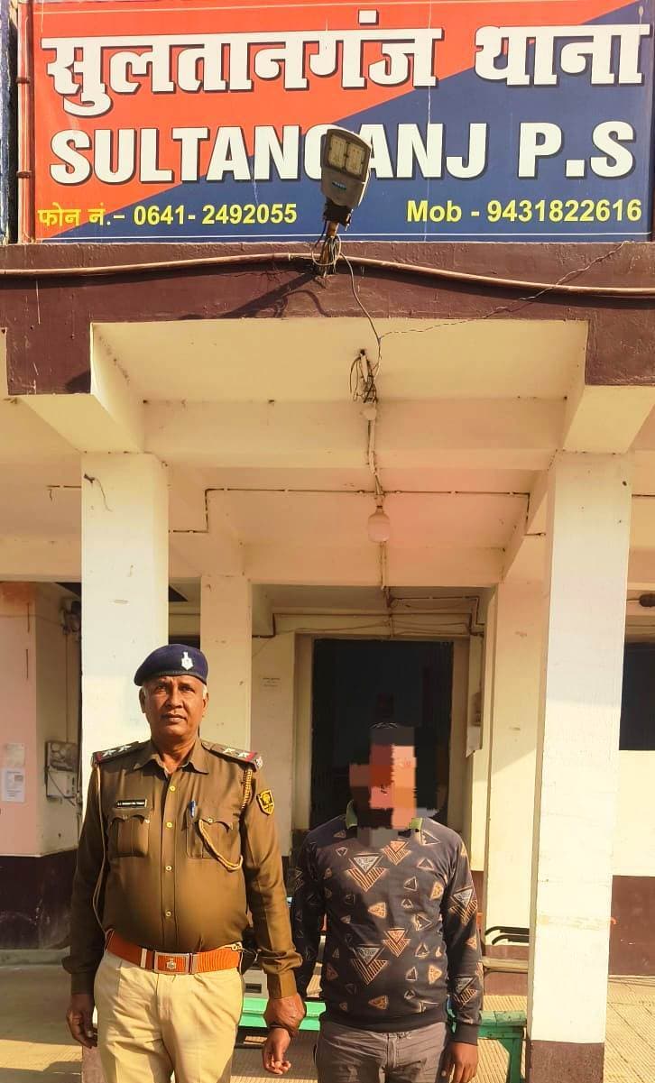 Bhagalpur news उपसभापति पति पर जानलेवा हमला का आरोपित गिरफ्तार