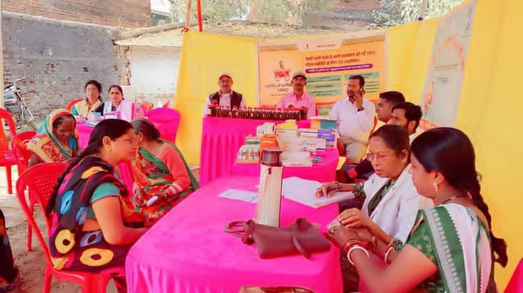शिविर में शुगर व बीपी की हुई नि: शुल्क जांच