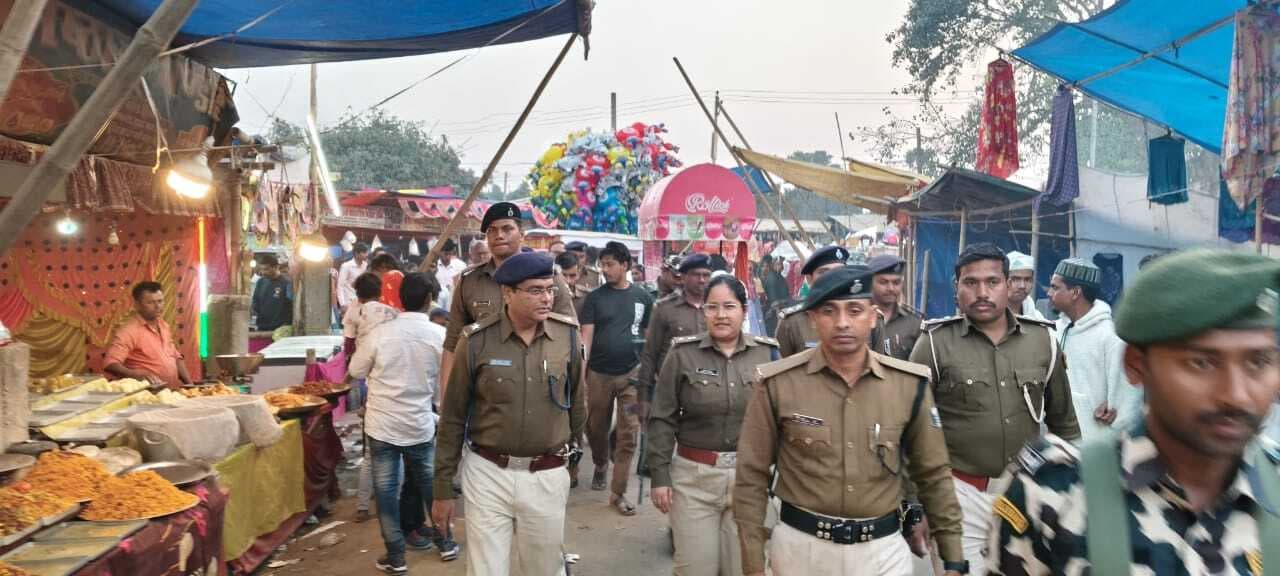 Bhagalpur news एसपी नवगछिया ने दाता मांगनशाह के सलाना उर्स का लिया जायजा