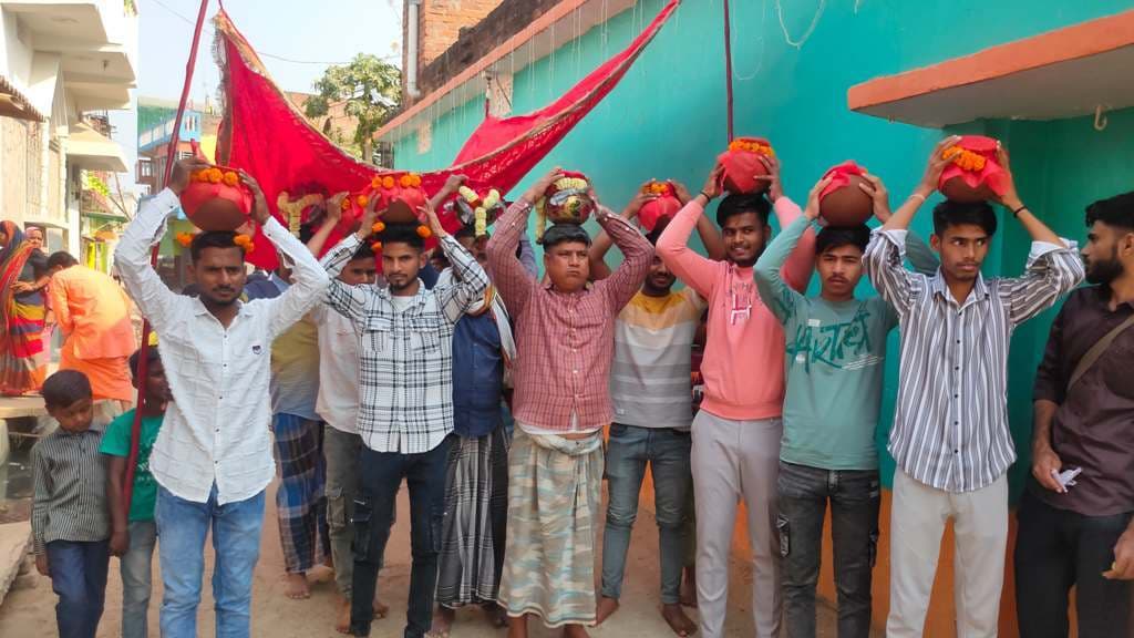 बेलारी खानकाह में उर्स मेला के दूसरे दिन गागर शरीफ का हुआ आयोजन