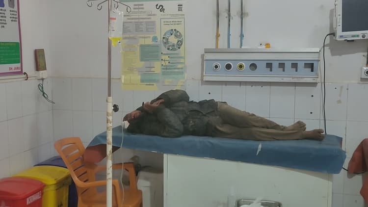 खैरमा के पास घायल अवस्था में व्यक्ति बरामद
