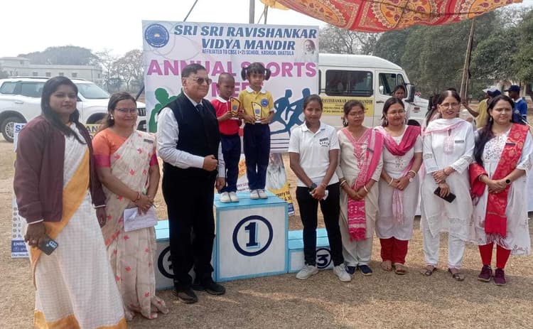 East Singhbhum news : पंकज किस्कू और आरुषि सीट बने बेस्ट एथलीट