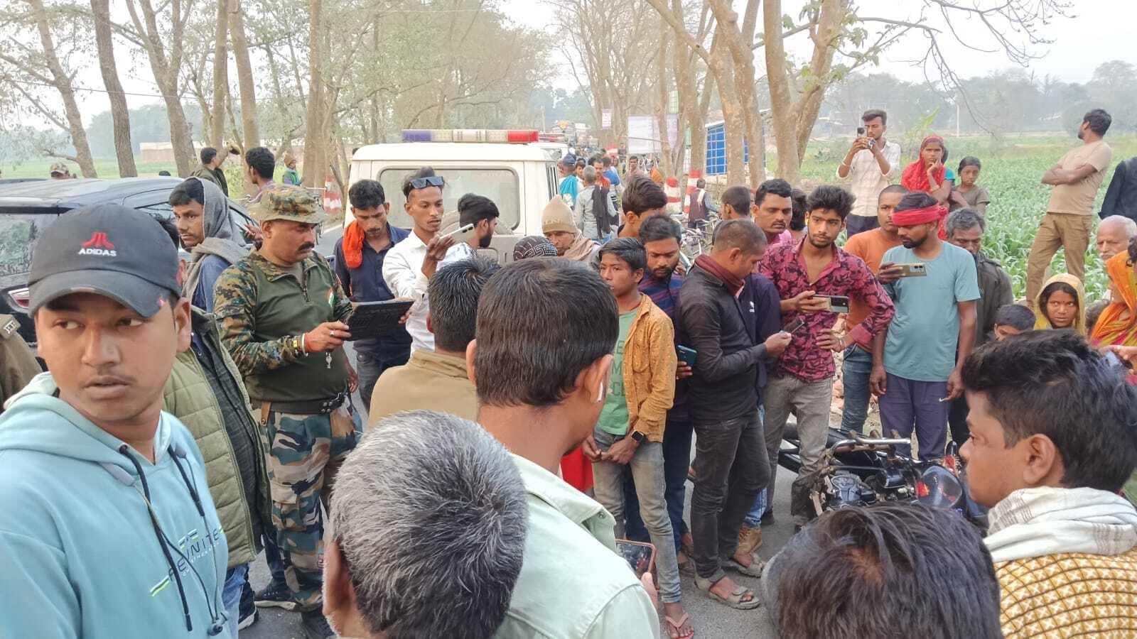 अज्ञात वाहन की ठोकर से स्टेट हाईवे 91 पर महिला की हुई मौत